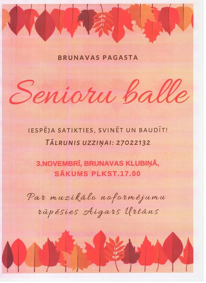 Senioru vakars Brunavā
