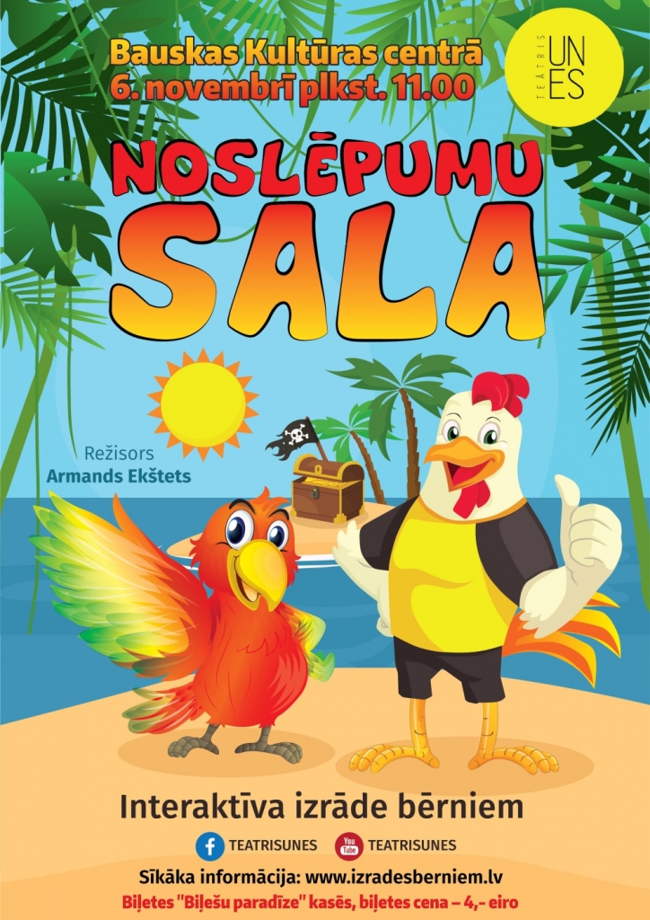 Izrāde bērniem «Noslēpumu sala» Bauskā