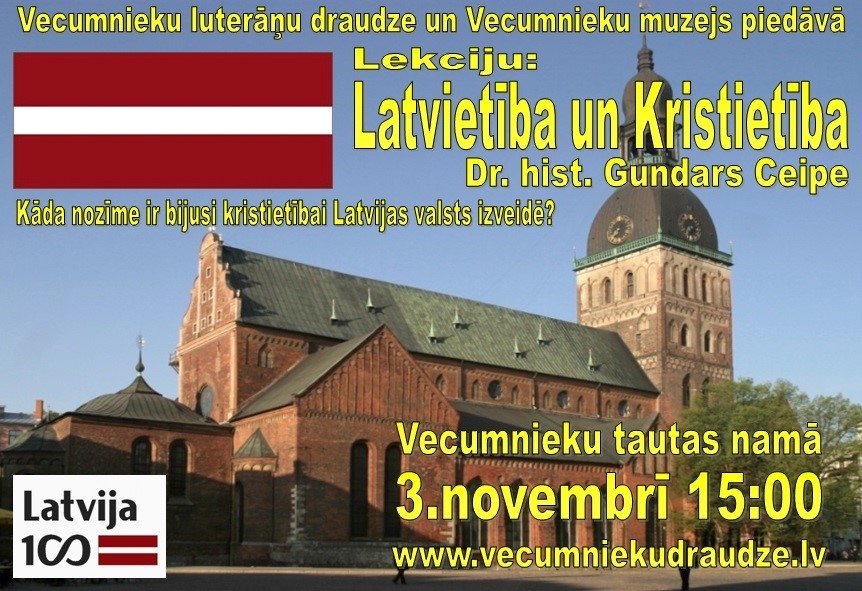 Lekcija «Latvietība un kristietība» Vecumniekos