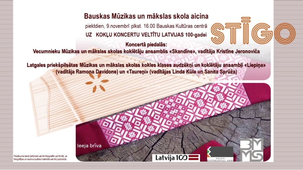 Koncerts «Stīgo» Bauskā