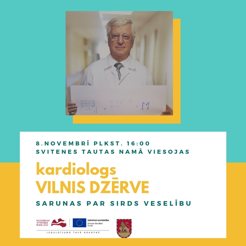 Tikšanās ar ārstu-kardiologu Vilni Dzērvi Svitenē