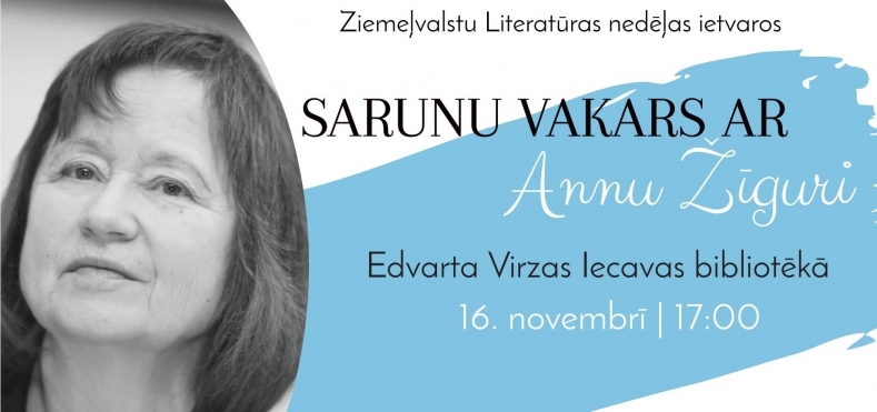 Tikšanās ar novadnieci Annu Velēdu Žīguri Iecavā
