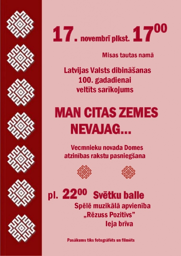 Valsts svētku koncerts un balle Misā