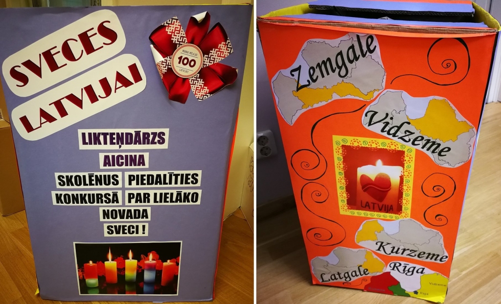Likteņdārza sveču izliešanai Bauskas sākumskolas skolēni savākuši 110 kilogramus izejvielu