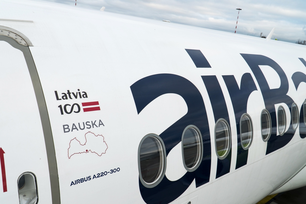 Lidmašīna ar Bauskas vārdu jau veic lidojumus
