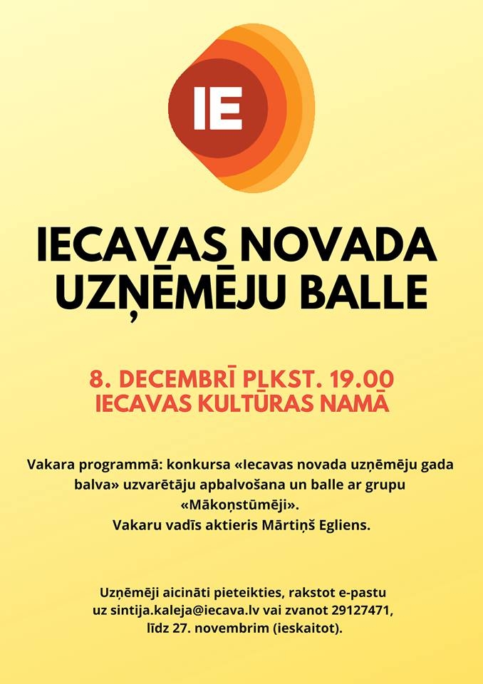 Iecavas novada uzņēmēju balle