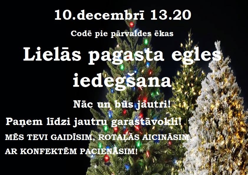 Lielās egles iedegšana Codē