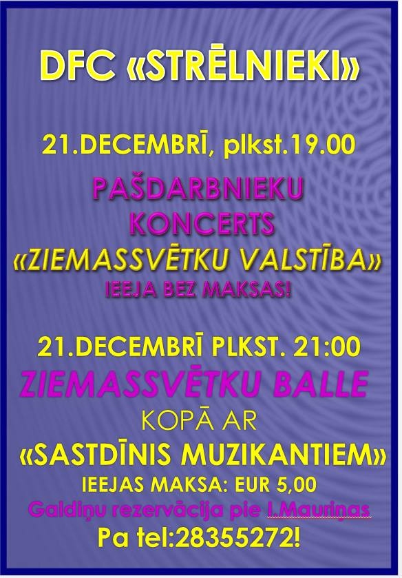 Ziemassvētku koncerts «Strēlniekos»