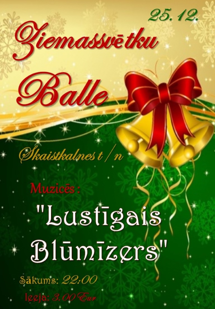 Ziemassvētku balle Skaistkalnē