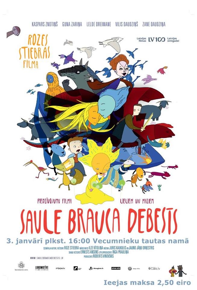 Animācijas filma «Saule brauca debesīs» Vecumniekos