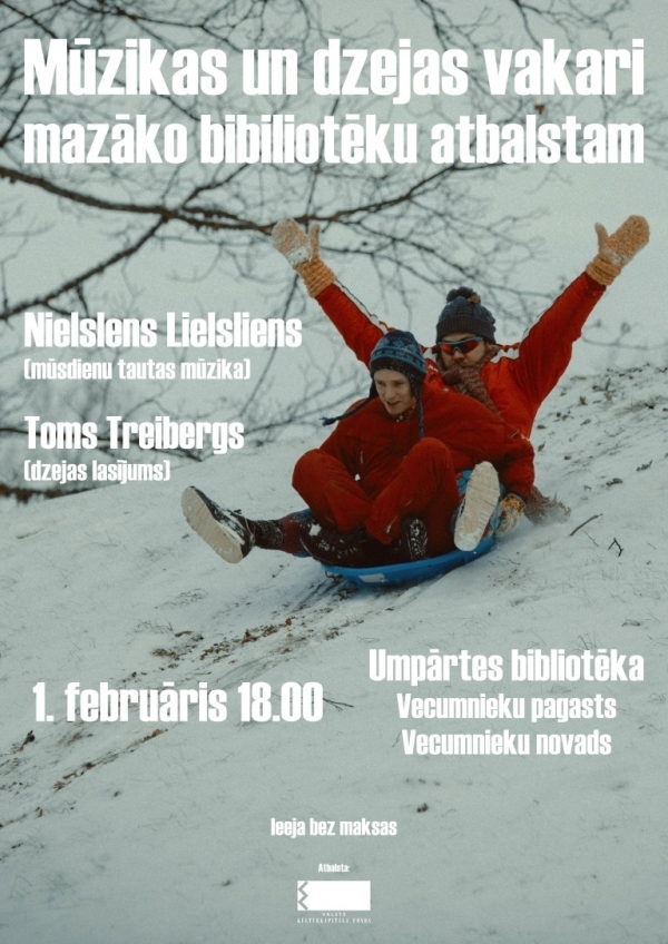 Mūzikas un dzejas vakars Umpārtes bibliotēkā