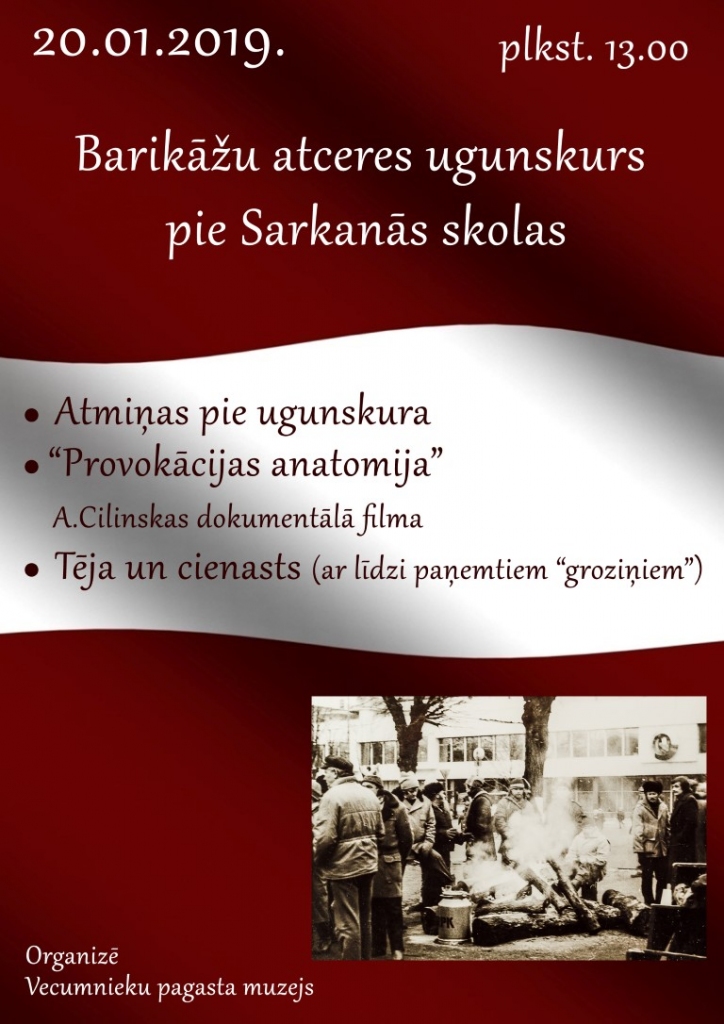 Barikāžu atceres dienai veltīts pasākums Vecumniekos
