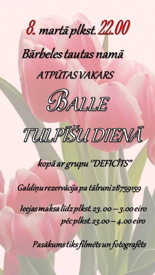 Atpūtas vakars Bārbelē