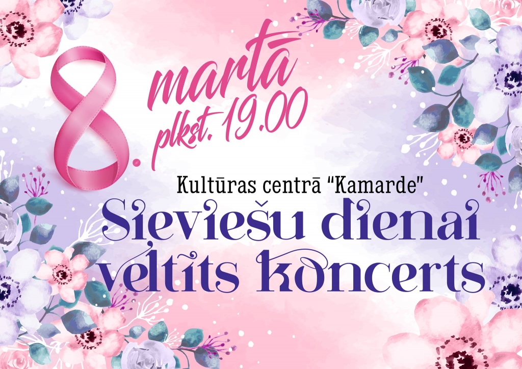 Sieviešu dienai veltīts koncerts Uzvarā