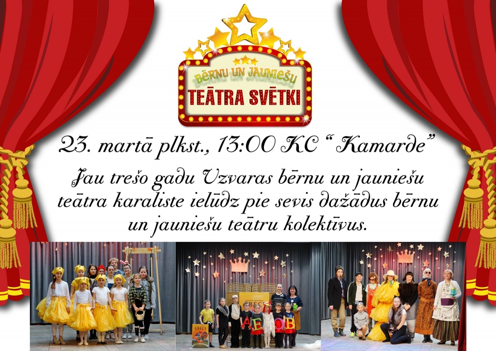 Bērnu un jauniešu teātra svētki Uzvarā