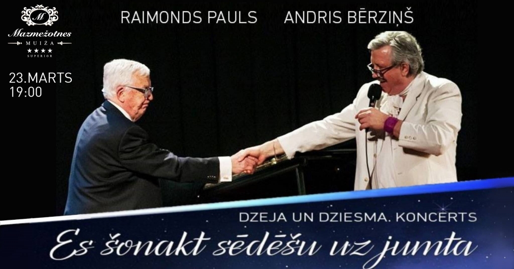 Raimonda Paula un Andra Bērziņa loncerts Mazmežotnes muižā
