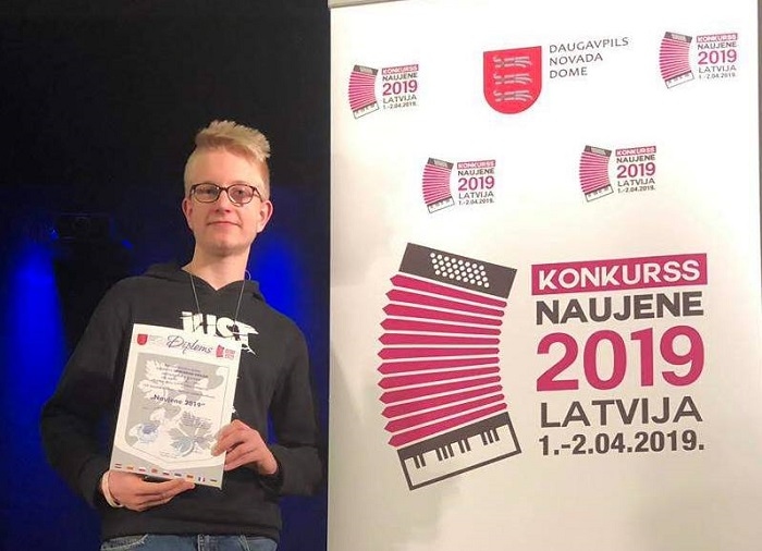 Bauskas mūzikas skolas audzēknis gūst panākumus starptautiskā konkursā