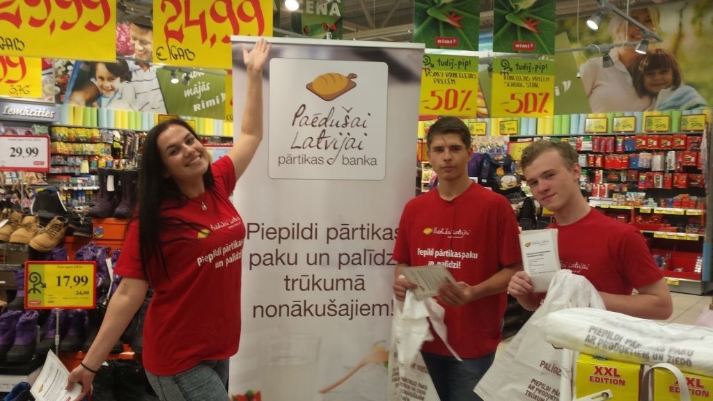 Akcijā «Paēdušai Latvijai» Bauskā varēs ziedot pārtiku trūcīgām ģimenēm