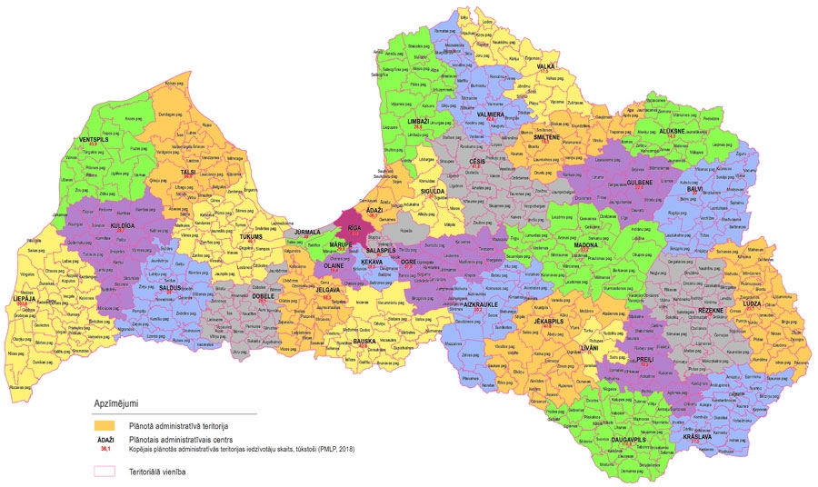 Jaunie novadi veco rajonu robežās