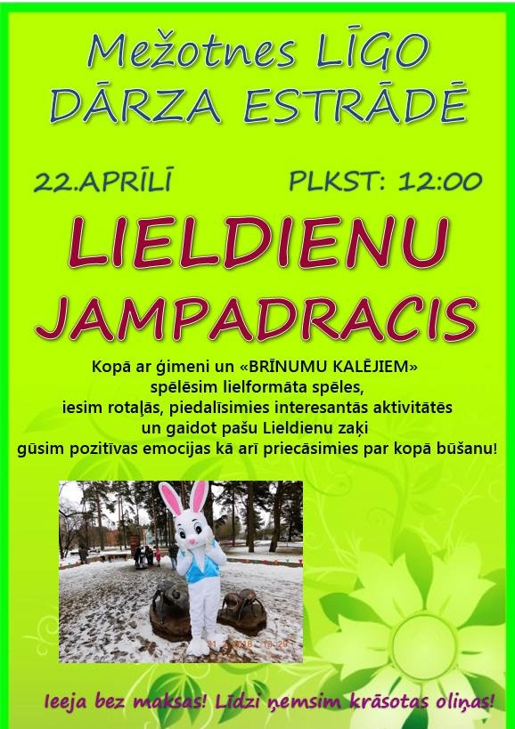 Lieldienu jampadracis Mežotnē