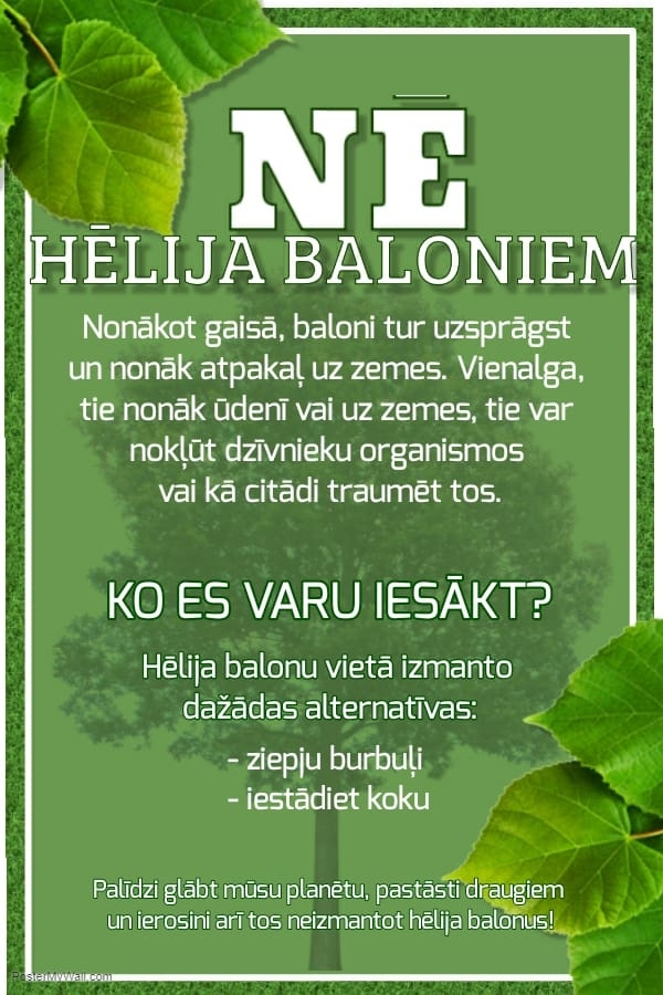 Rundāles novada skolēni aicina domāt par videi draudzīgu dekoru izmantošanu