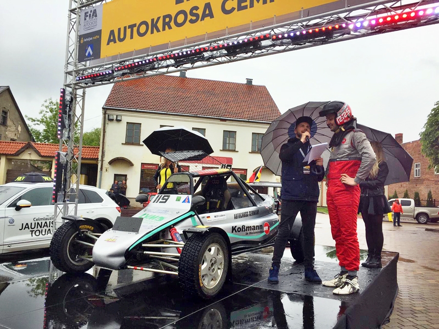 Eiropas Autokrosa čempionāta spēkrati šovakar dosies parādē no «Mūsas» trases līdz Bauskas Rātslaukumam