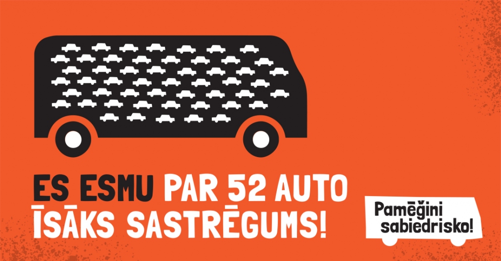 Svētdien, Starptautiskajā dienā bez auto, aicina pamēģināt sabiedrisko transportu