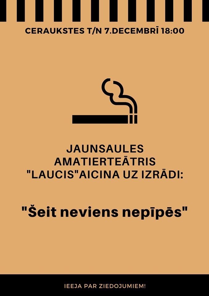 Teātra izrāde Ceraukstē
