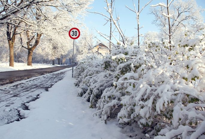 Vismazāk sniega ir Zemgalē un Kurzemē