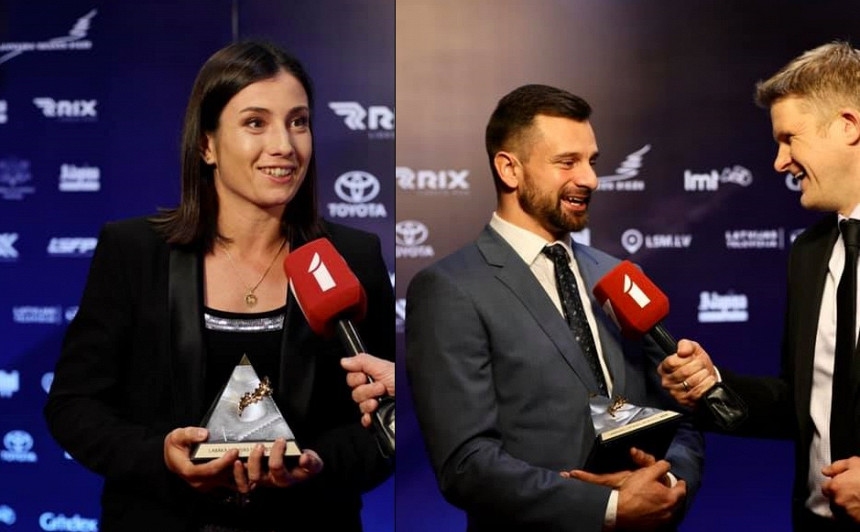 Sevastova un Dukurs atzīti par 2019.gada Latvijas labākajiem sportistiem