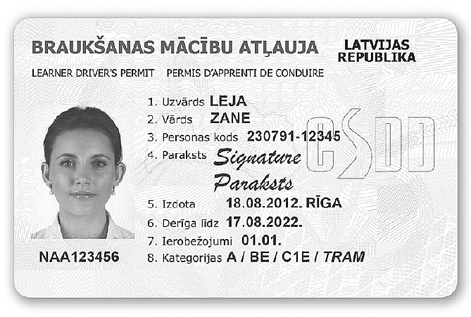 Mācību atļauja – no 16 gadiem