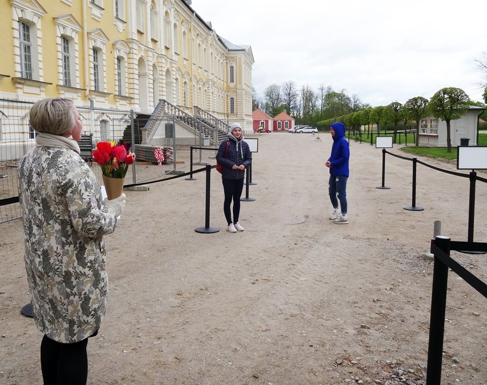 Rundāles pils franču dārzs atkal ir pieejams apmeklētājiem