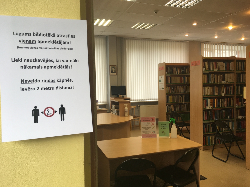 Iecavas novada bibliotēkas atsākušas darbu