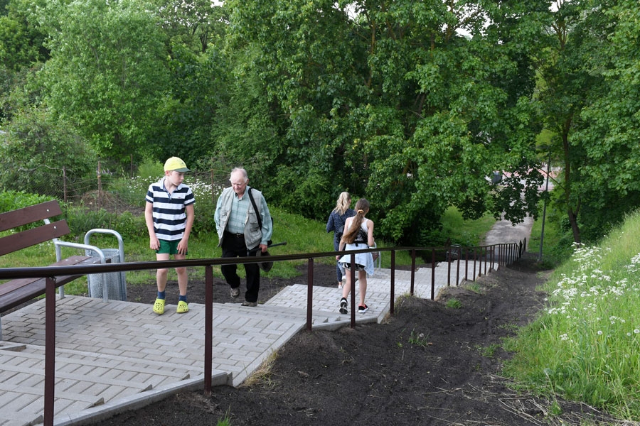 Gaidītā kāpņu rekonstrukcija veikta