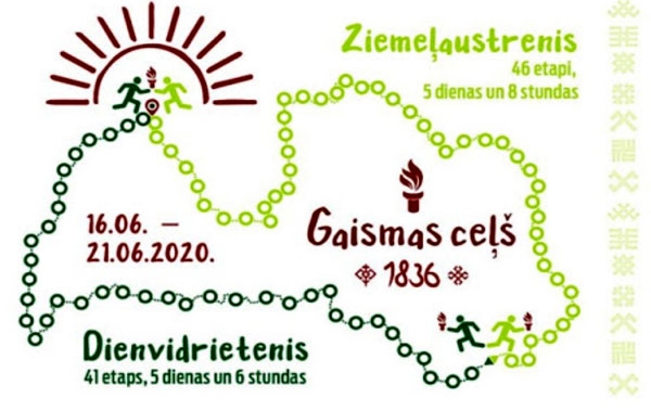 Iedegs 87 ugunskurus Latvijai