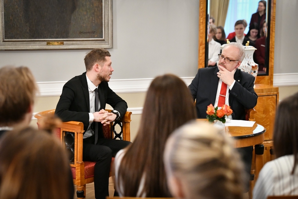 Valsts prezidents Bauskā ar jauniešiem diskutēs par viņu lomu demokrātijas procesos