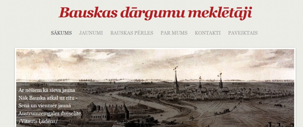 BJC novadpētniecības pulciņš atver mājaslapu