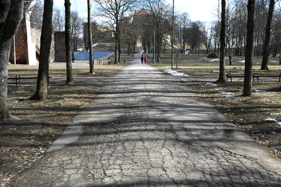 Novārtā atstātais pilskalna parks
