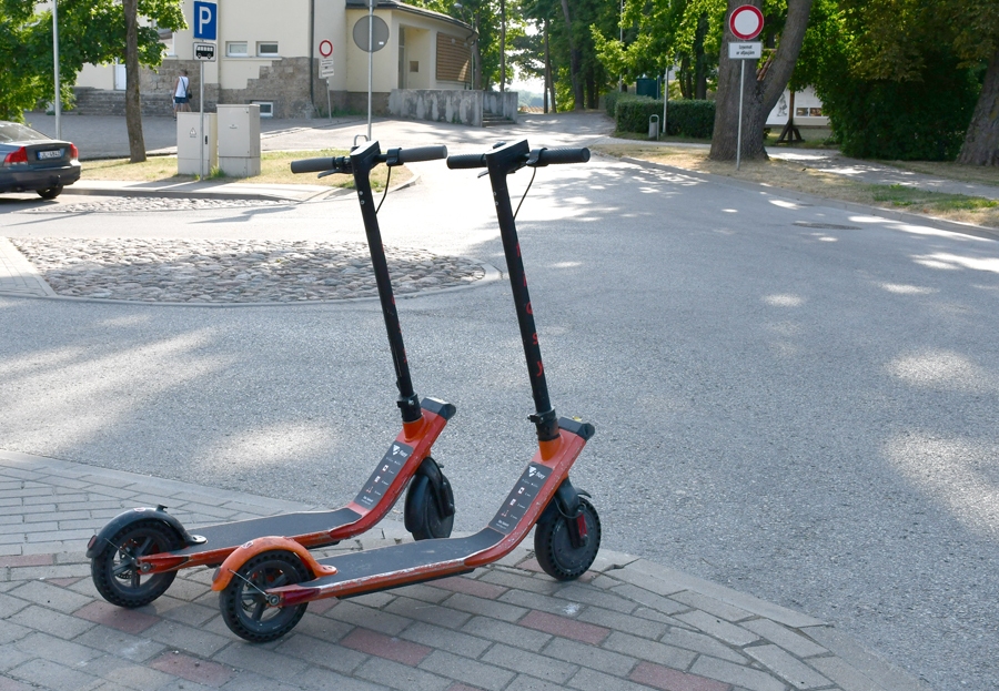 Bauskā iespēja nomāt elektroskrejriteņus
