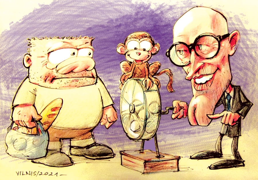 AKTUĀLA KARIKATŪRA: plāni rīkot vakcinācijas loteriju