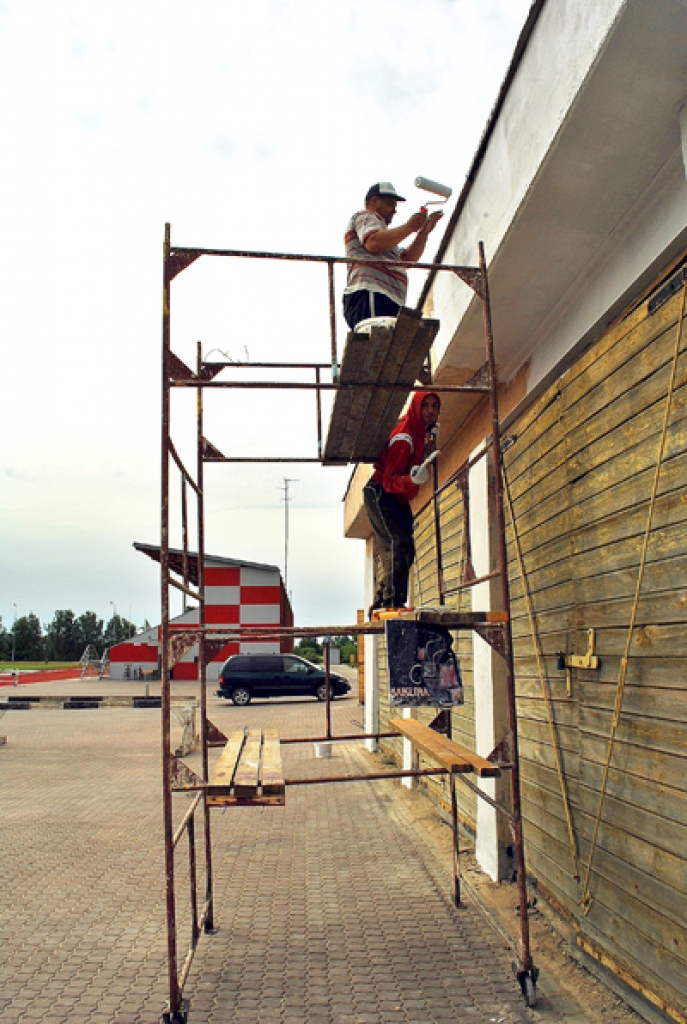Stadionu gatavo veterānu sacensībām