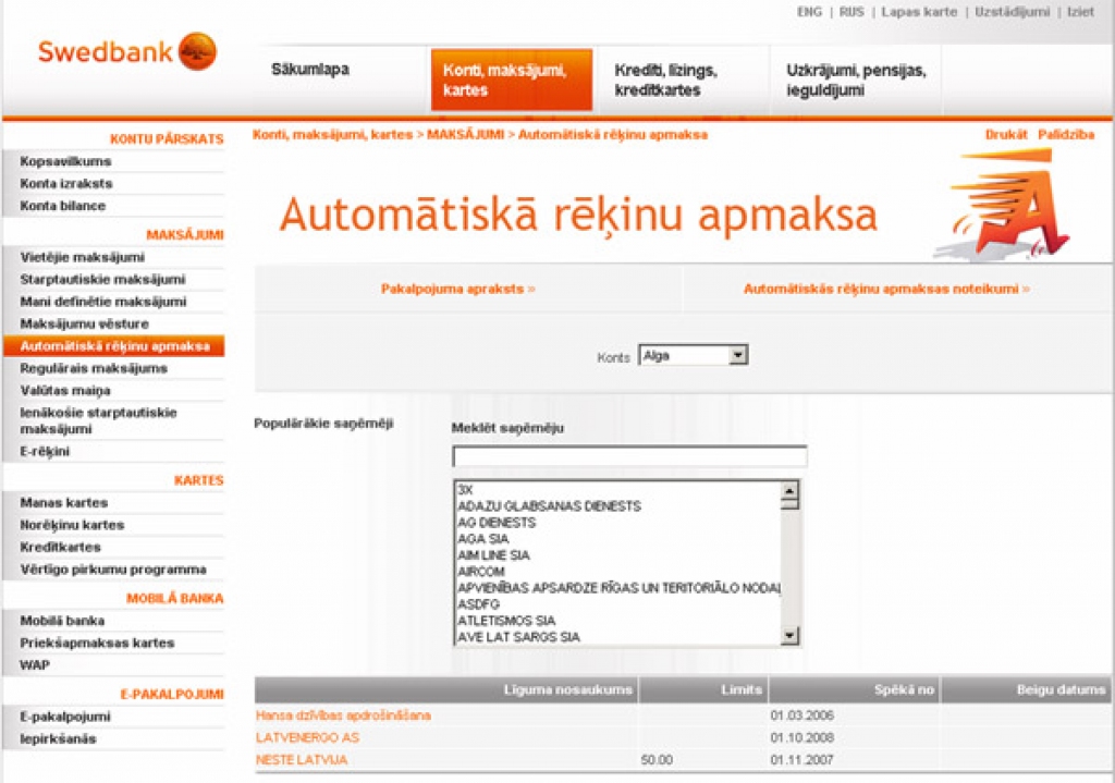 Automātiskais maksājums nav universāls atrisinājums