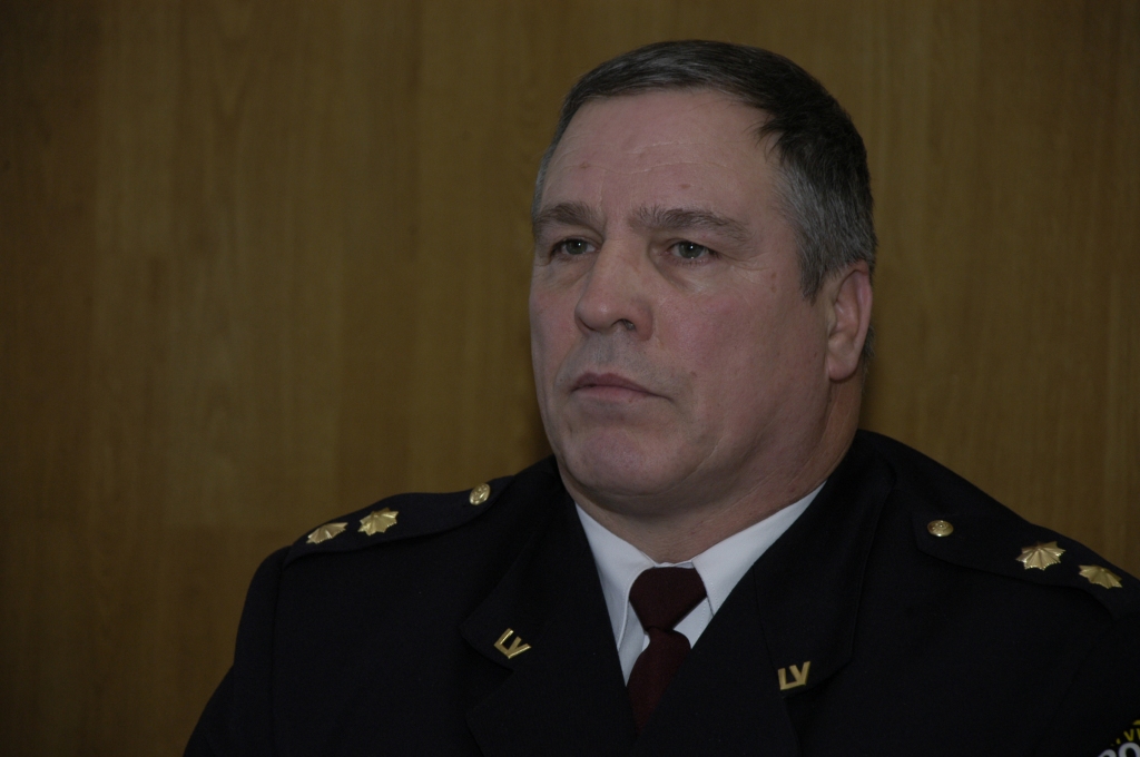 Policijas priekšniekam piešķirta pulkveža pakāpe