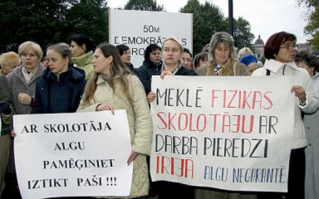 Pedagogi gatavojas vērienīgam protestam 