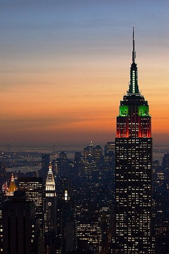 Šovakar Latvijas karoga krāsās izgaismos Ņujorkas Empire State Building