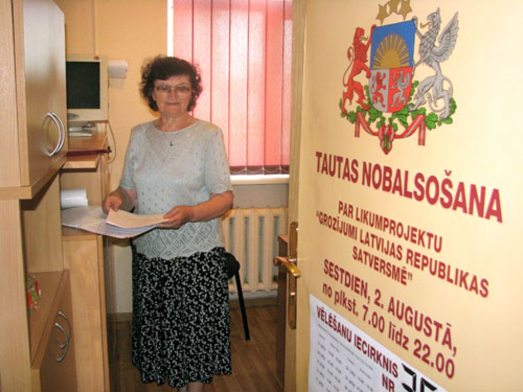 Piesakās balsošanai mājās