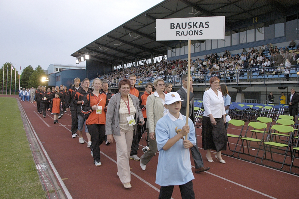 Baušķenieki ļaujas olimpiādes gaisotnei