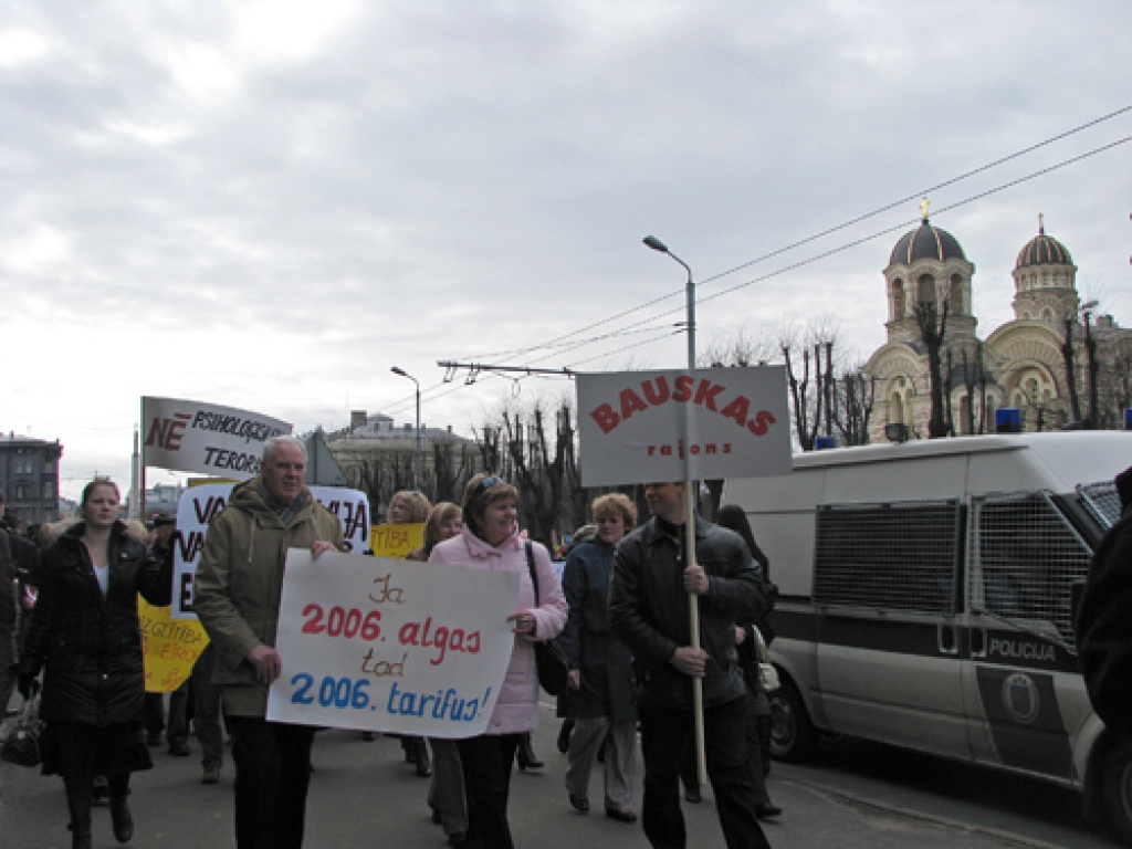  Pedagogu protesti Rīgā 