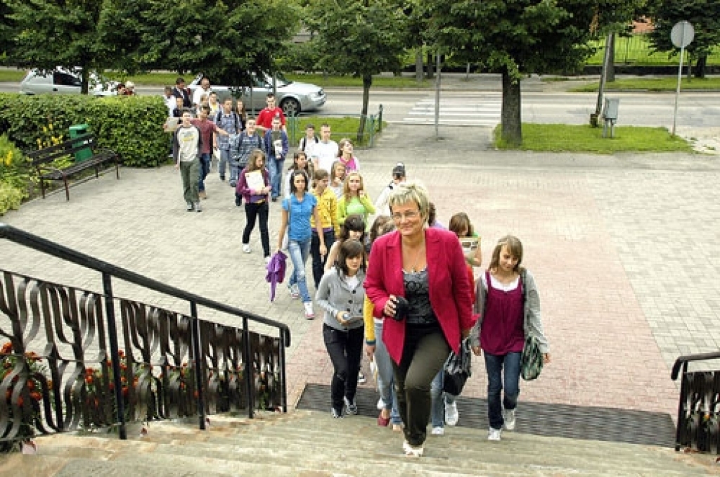 Bauskā ierodas skolēni no Polijas