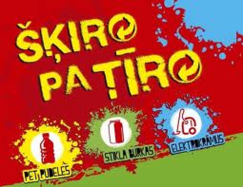 Klāt trešā akcijas «Šķiro pa tīro!» izloze